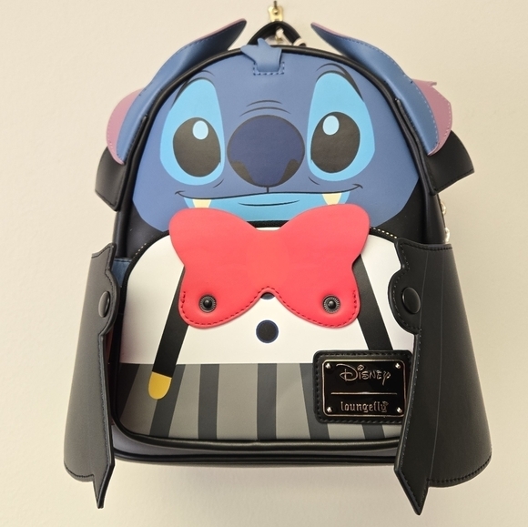 Loungefly Disney Stitch Vampire Bow Tie Backpack main image 6